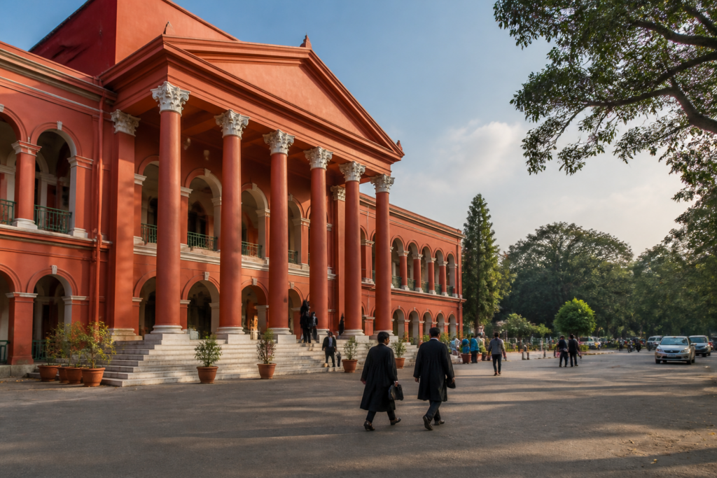 Karnataka High Court building linked to the minimum wage dispute