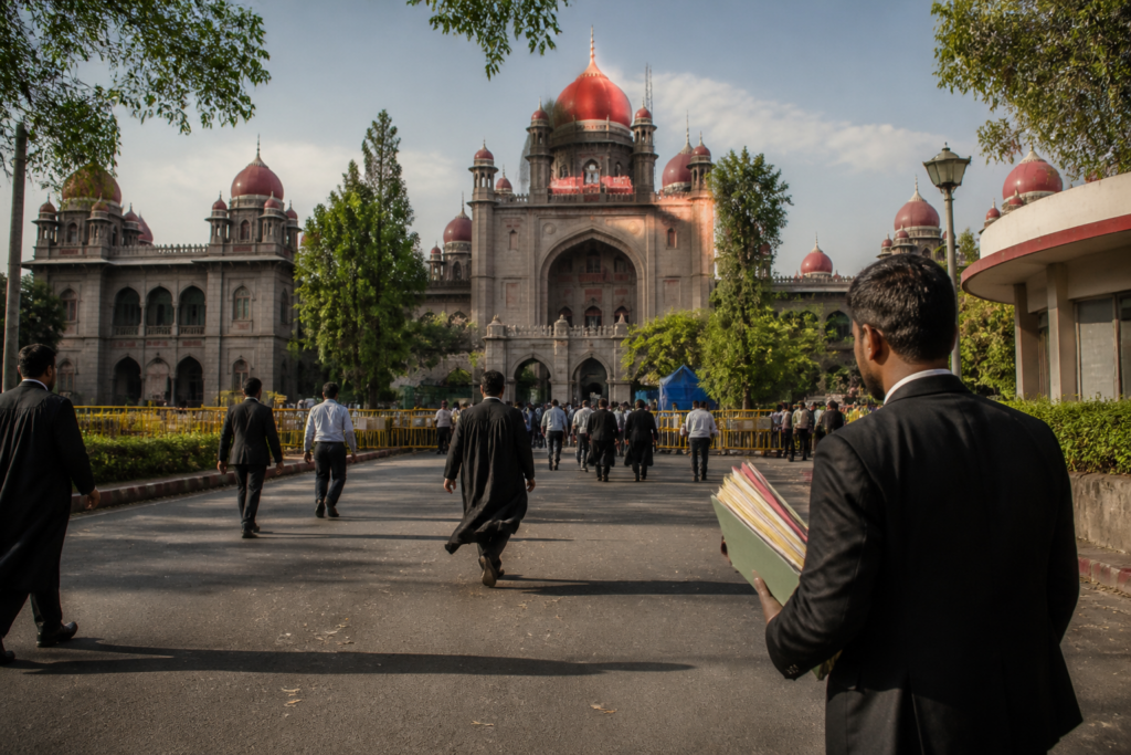 Telangana Andhra cadre dispute hearing involving government doctors at the Telangana High Court