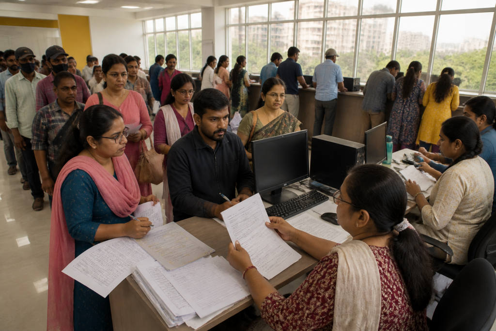Karnataka electoral rolls showing women voters ahead of men during the voter list revision