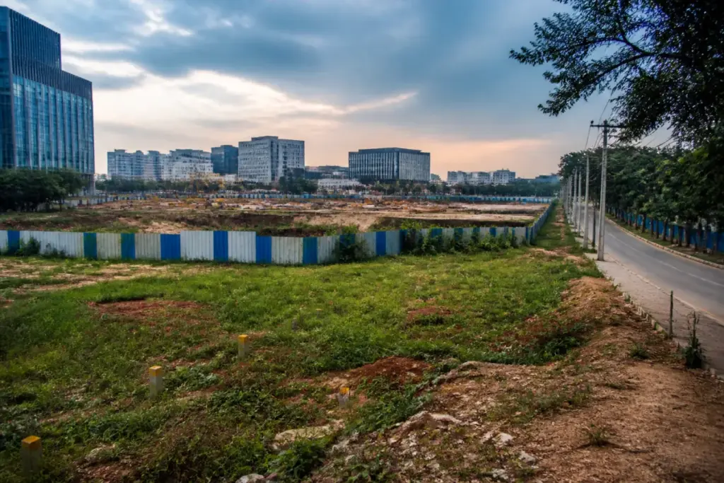Bengaluru IT park land dispute involving KIADB and a proposed technology development site