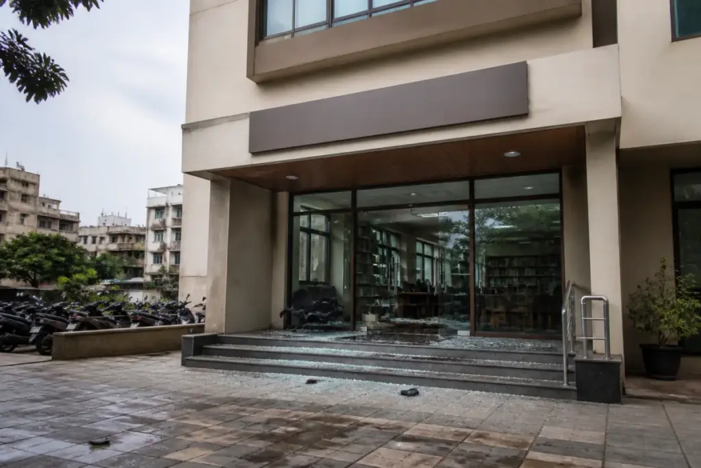 Pune municipal library case involving alleged damage at a civic study centre