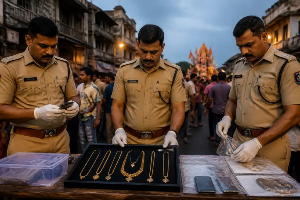 Pune police chain-snatching cases investigation and recovered gold jewellery