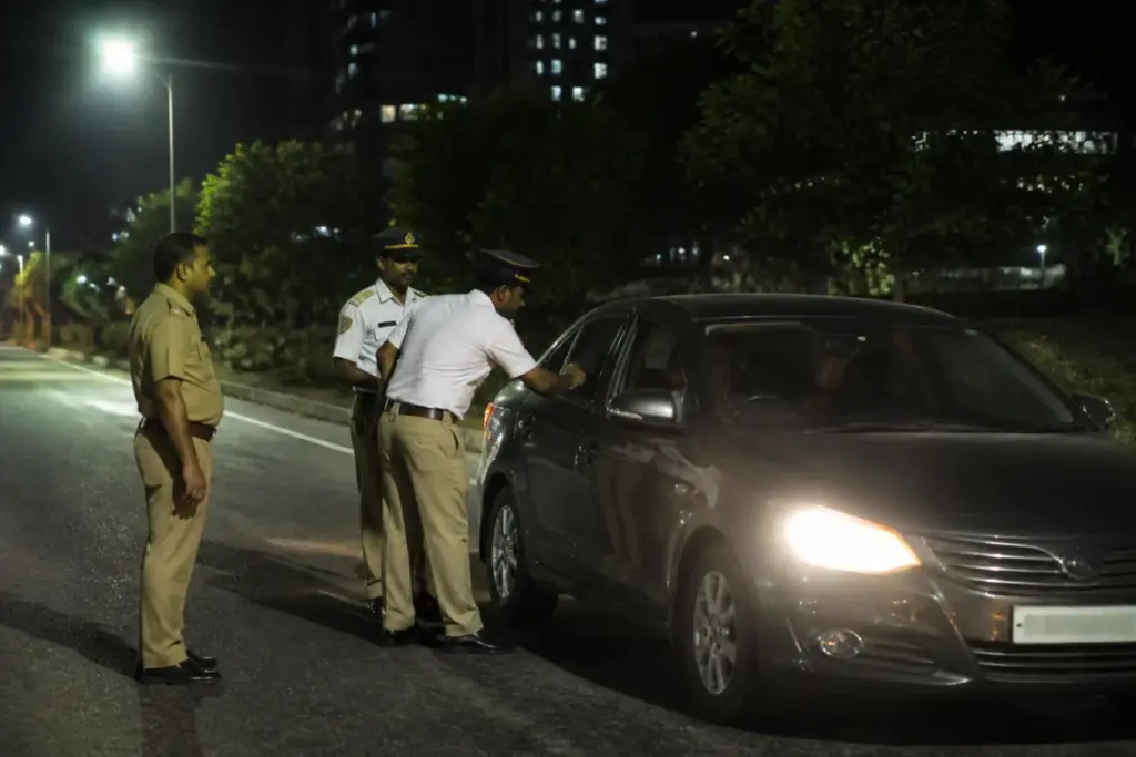 Kakkanad reckless driving case involving a car on a Kerala road at night