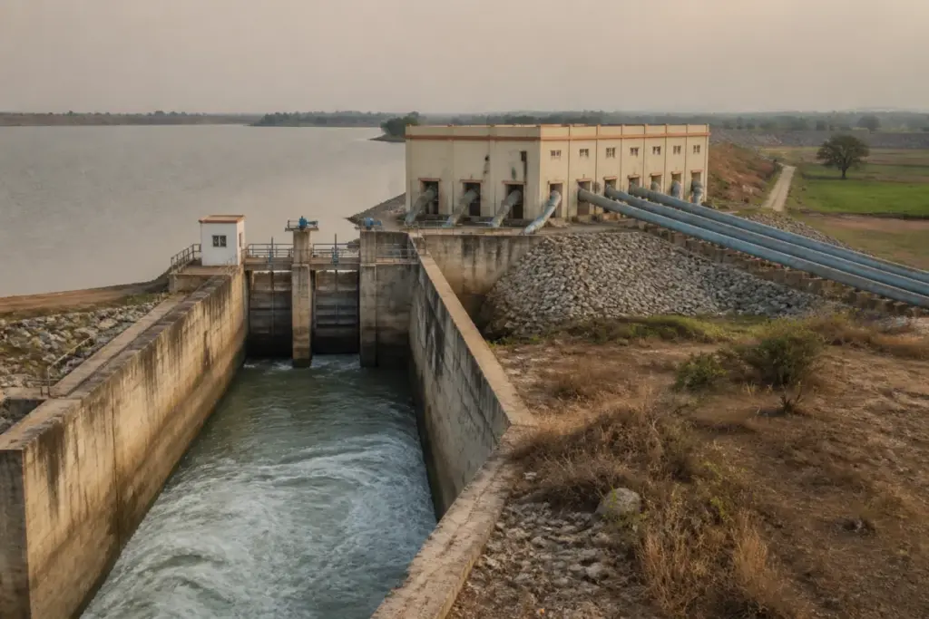 Godavari-Cauvery link dispute over Telangana water allocation and irrigation infrastructure