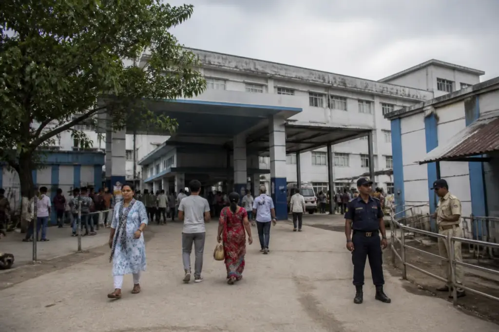 Gauhati Medical College and Hospital exterior linked to the GMCH sexual harassment case