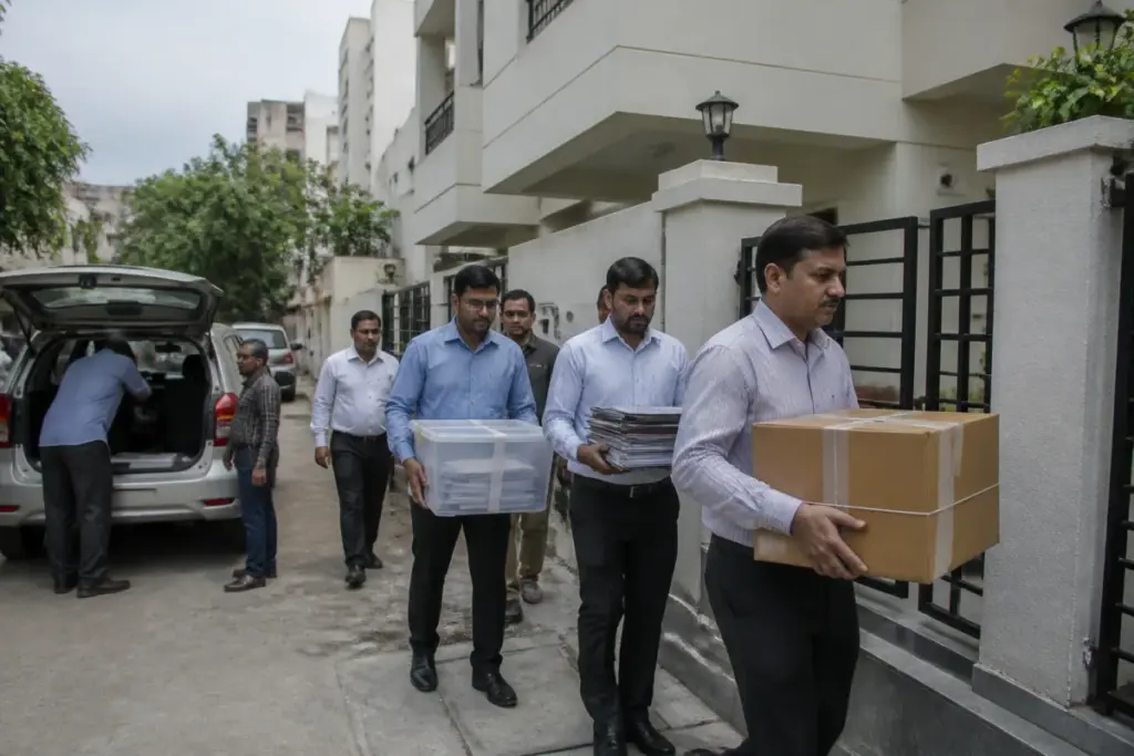 ACB DA case involving property searches linked to a Keesara police inspector