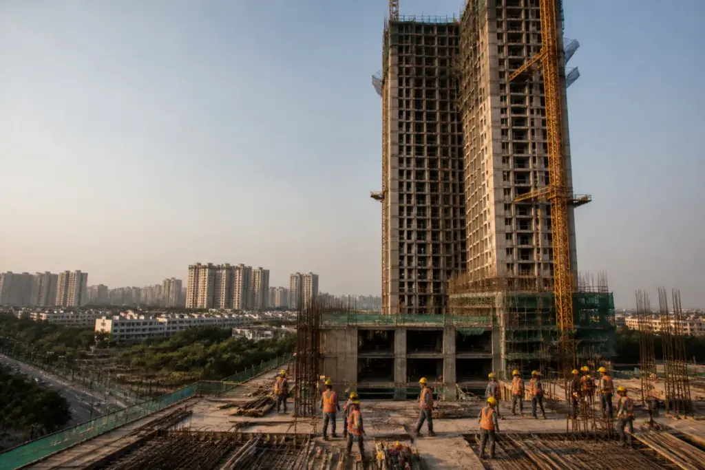 DLF revenue growth linked to a premium residential project under construction in the NCR