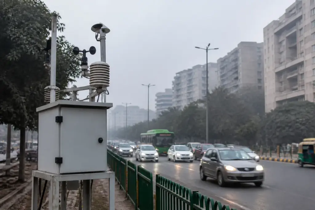 Delhi pollution control tender covering air-quality monitoring at 40 sites