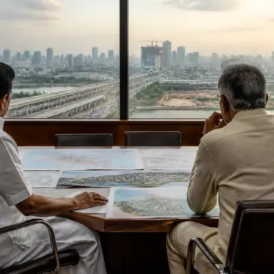 Tamil Nadu infrastructure funding discussed during a reported meeting between the Tamil Nadu and Andhra Pradesh chief ministers
