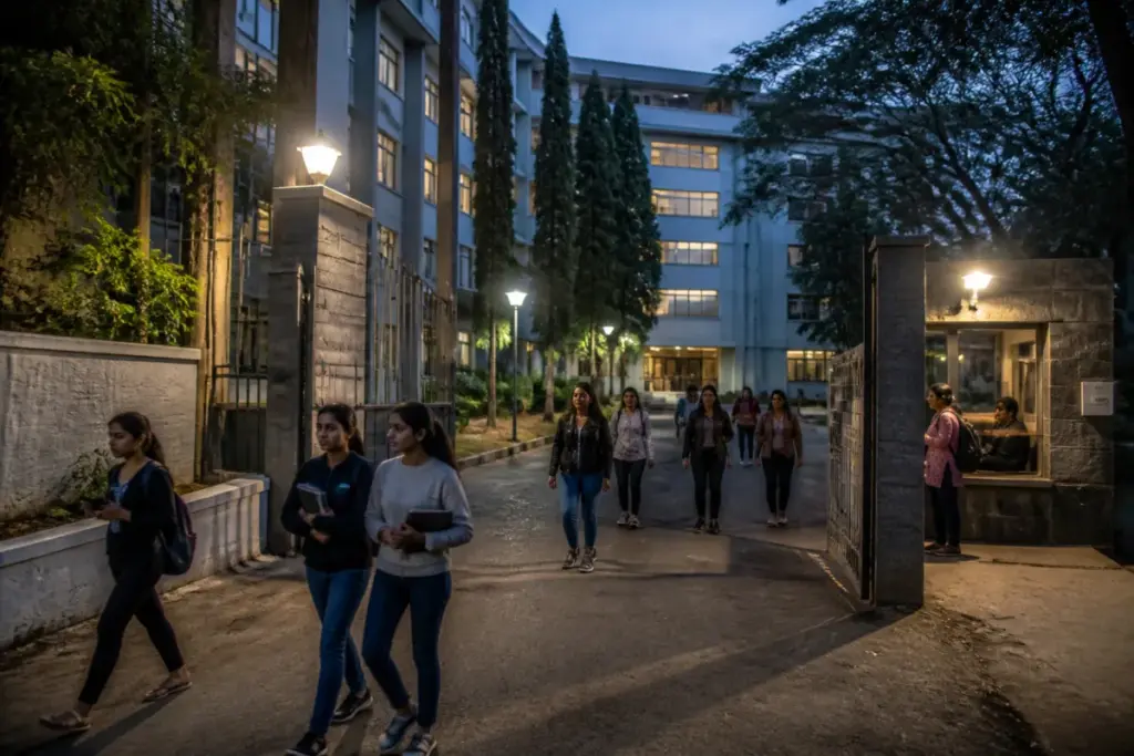 SPPU girls hostel curfew dispute over late-night access and campus equality