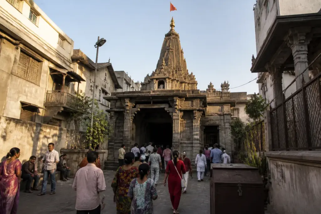 Kali Jogeshwari Temple in Pune, central to a Bombay High Court dispute over worship rights.