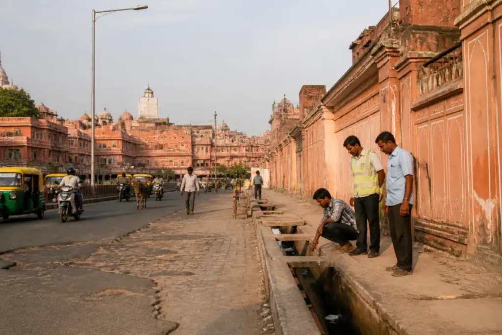Jaipur ward budget plan covering road repairs and civic infrastructure
