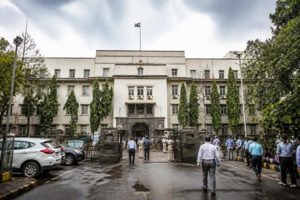Pune collectorate building linked to an alleged assault involving an RTI activist and MLA