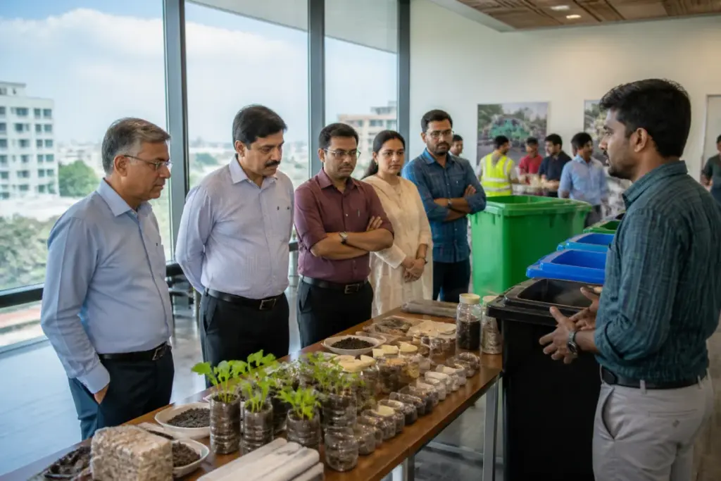 Scientific solid waste management training for municipal officials in Hyderabad
