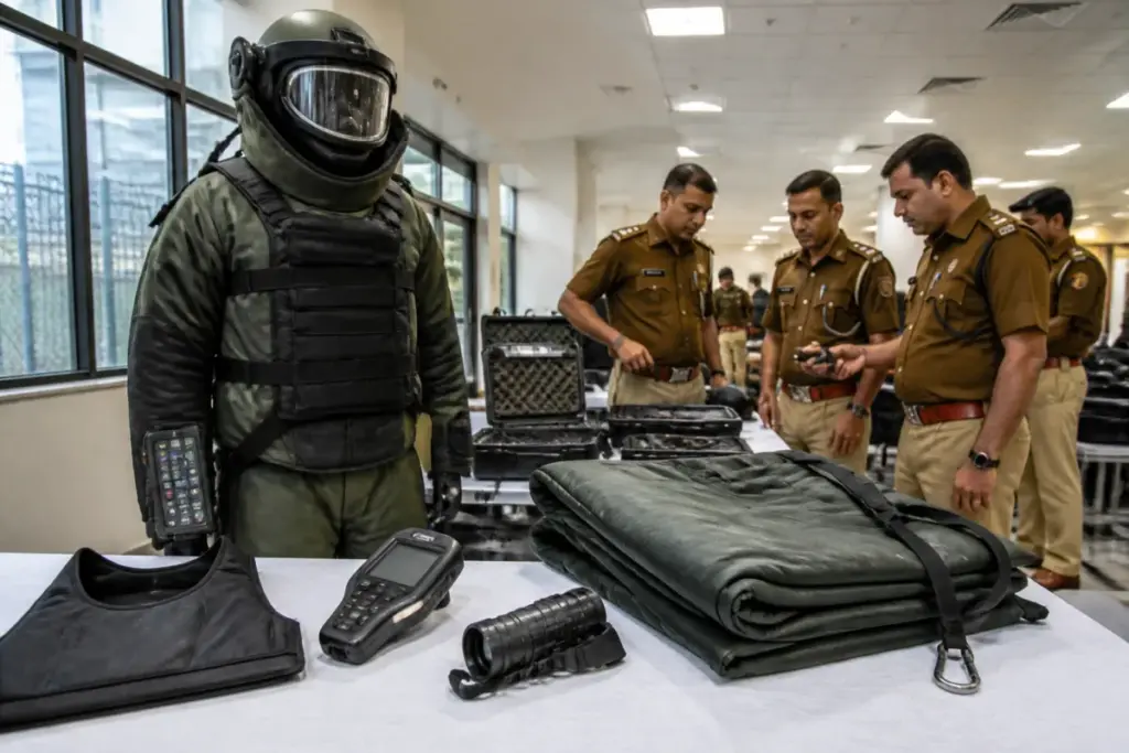 UP ATS upgrade equipment including bomb-disposal gear and explosive detectors