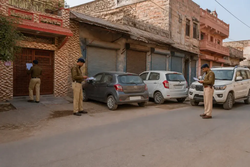 Jodhpur Police asset freeze involving seized vehicles and urban properties in Rajasthan