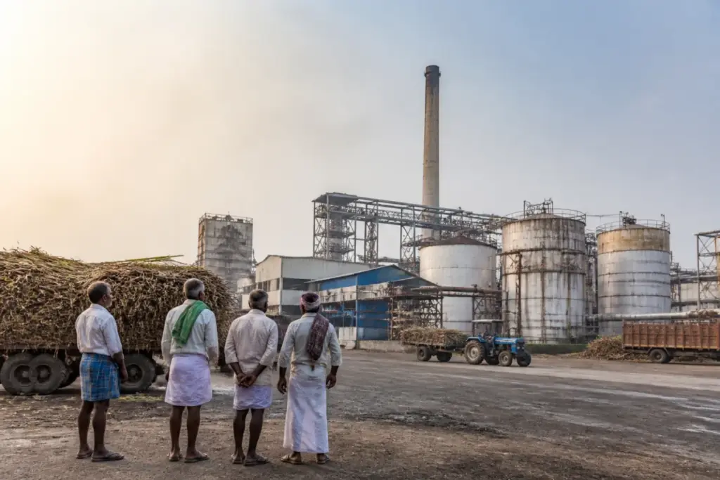 Mohanur sugar mill distillery and sugarcane processing facilities in Namakkal