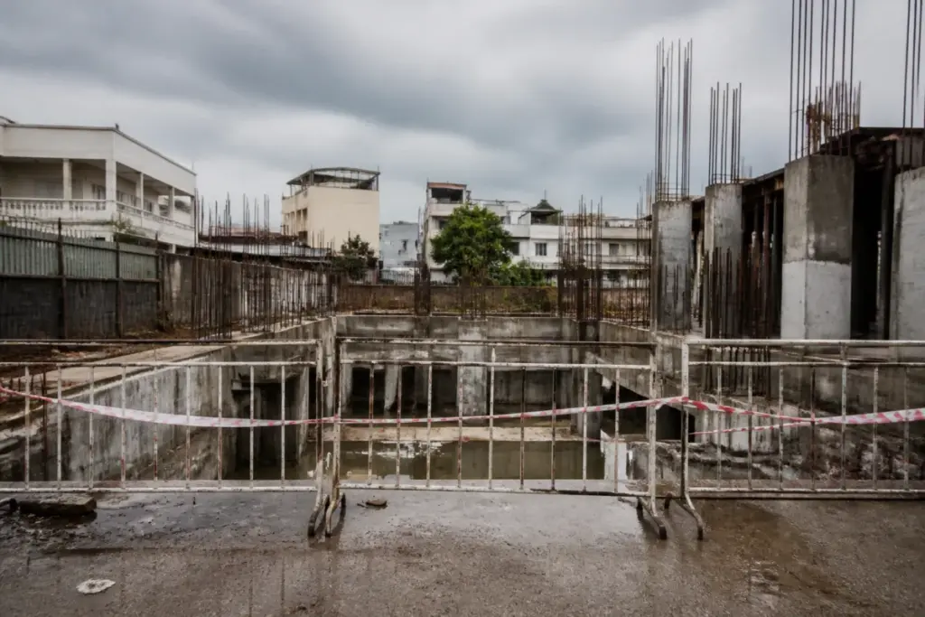 Surat construction site deaths involving an unprotected lift pit at a building site