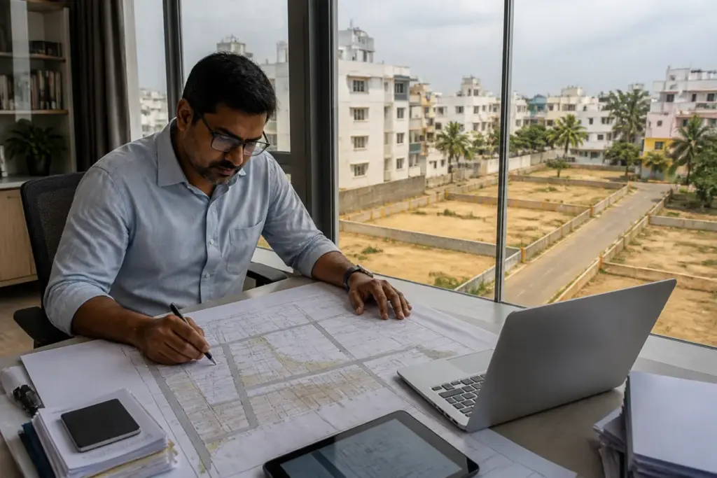 Bengaluru property subdivision plan for jointly owned sites and separate e-khata records