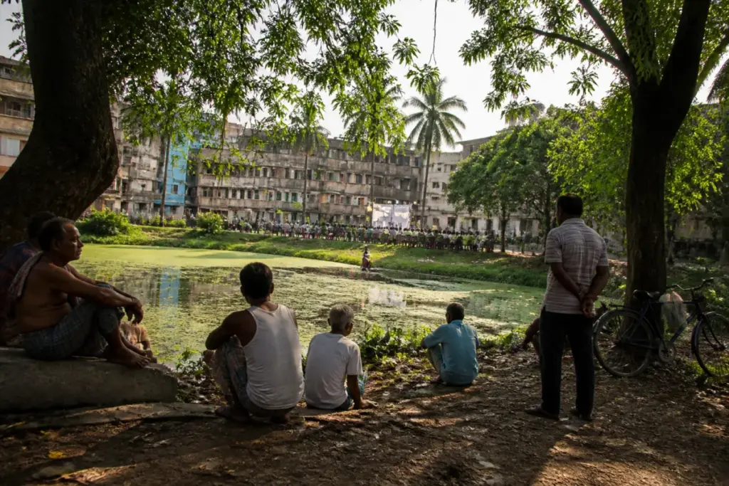 Climate justice discussion highlighting Calcutta’s green spaces and urban climate vulnerability
