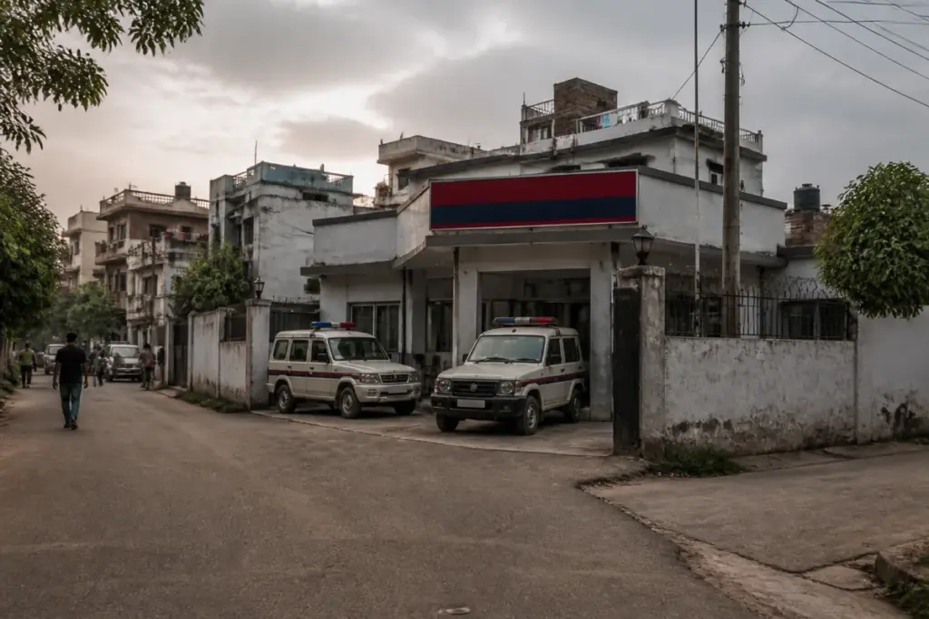Ghaziabad police suspension after alleged assault at a Khoda police outpost