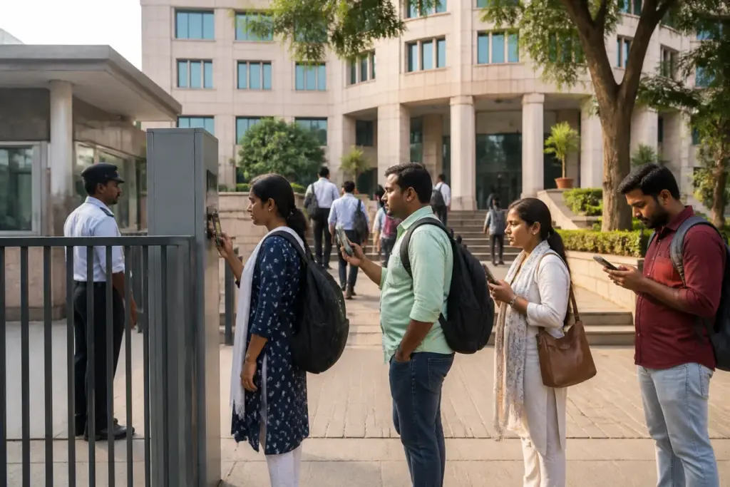 Karnataka government offices adopting Kartavya app attendance for contract workers