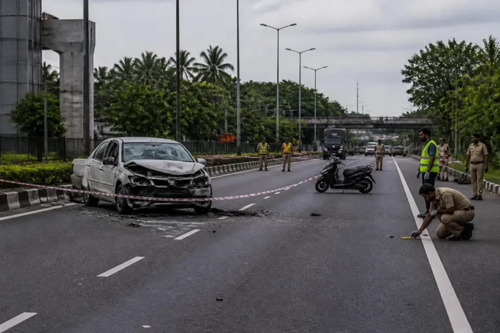 Driving licence cancellation proceedings after a fatal Mini Cooper crash on Nedumbassery airport road