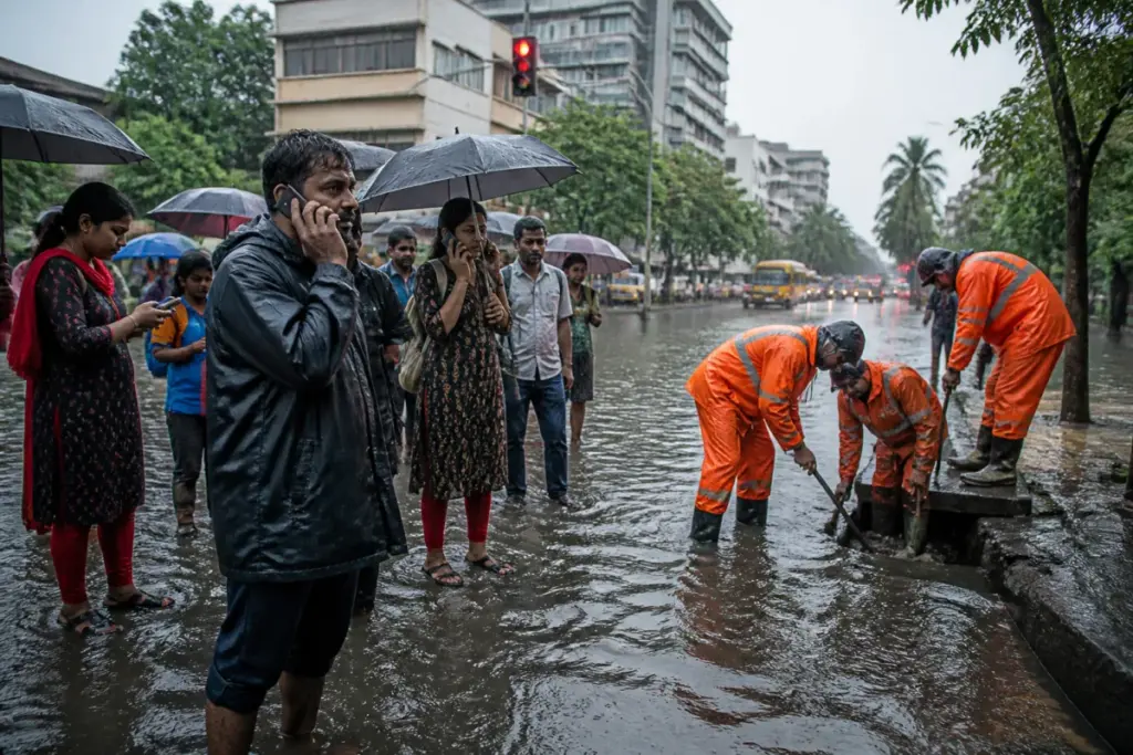 Chennai monsoon complaints helpline announcement for residents during heavy rain