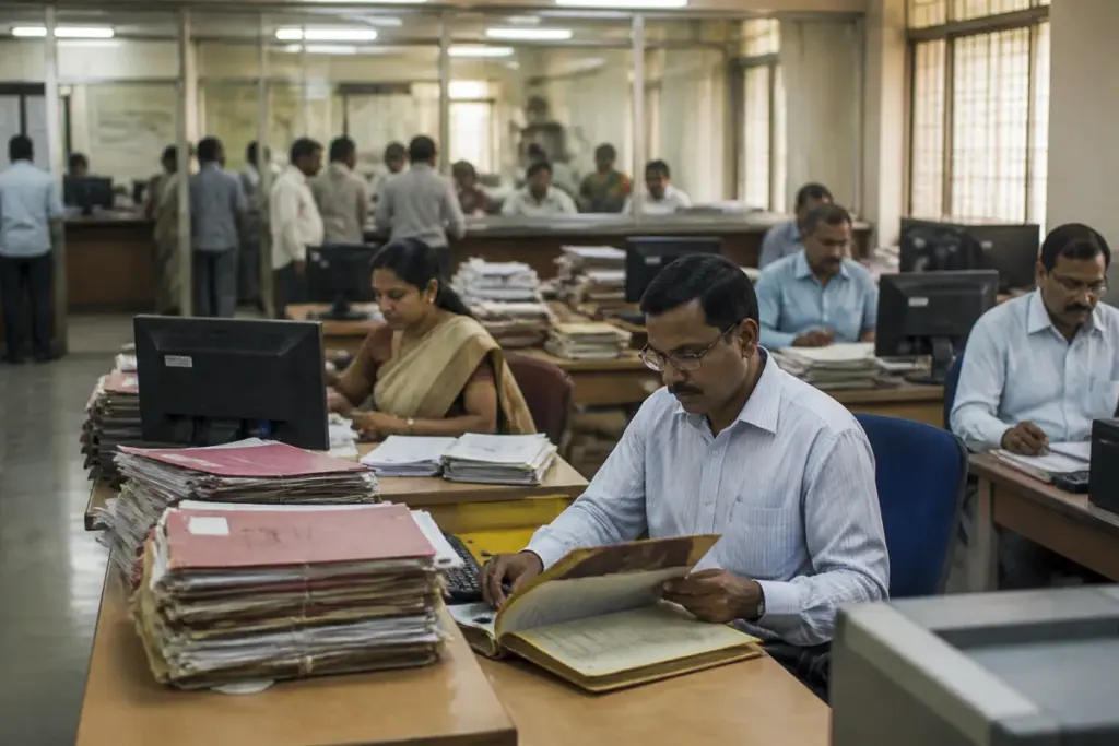 Karnataka Sakala services order covering government employee salary and leave approvals