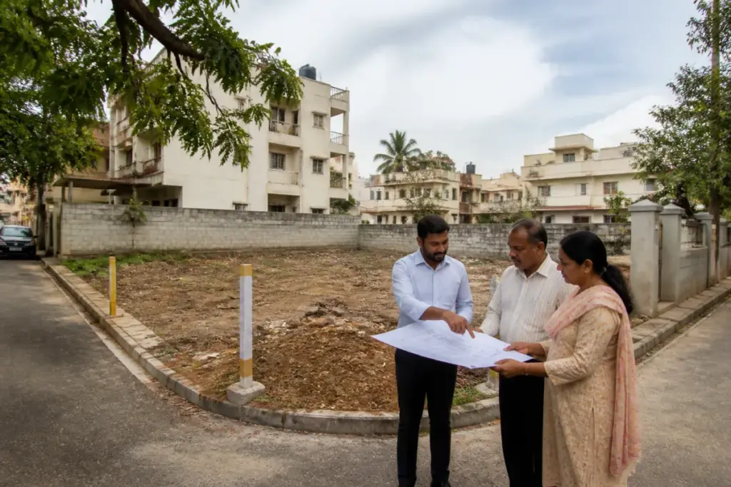 Bengaluru plot subdivision service for joint A-khata property owners