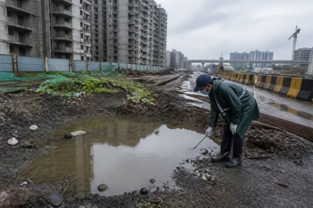 Baner-Balewadi dengue risk linked to stagnant water near urban construction