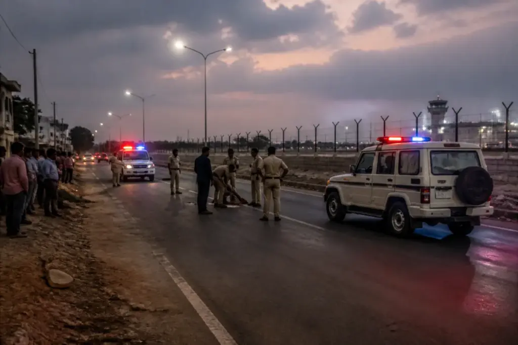 Baramati businessman attack reported near Baramati Airport