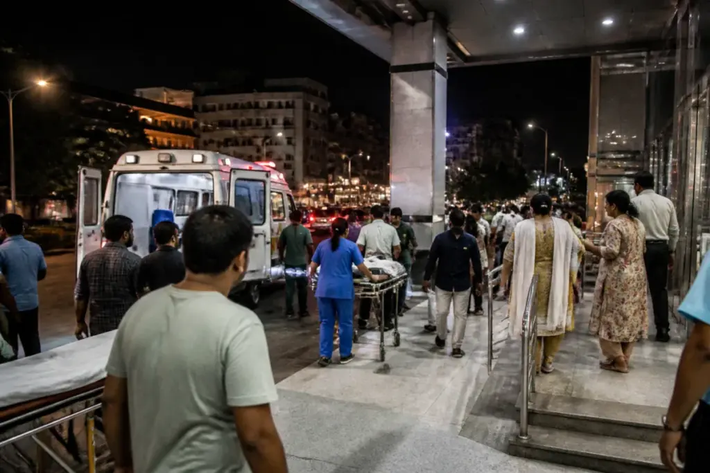 Hyderabad students injured after an emergency hospital response in the city