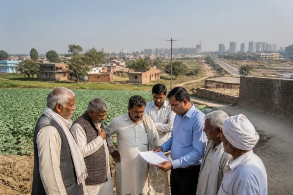 Greater Noida 6% plots list announced for farmers from five villages