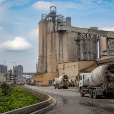 UltraTech Cement plant representing strong Q2 results and construction demand in India