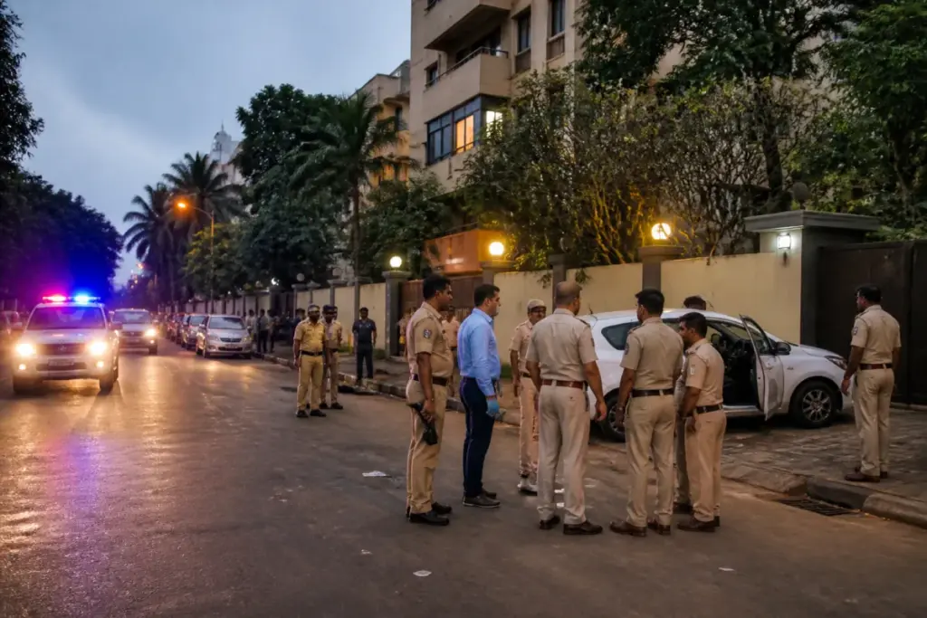 Mumbai Police investigation after a firing incident in Juhu involving Tiger Shroff