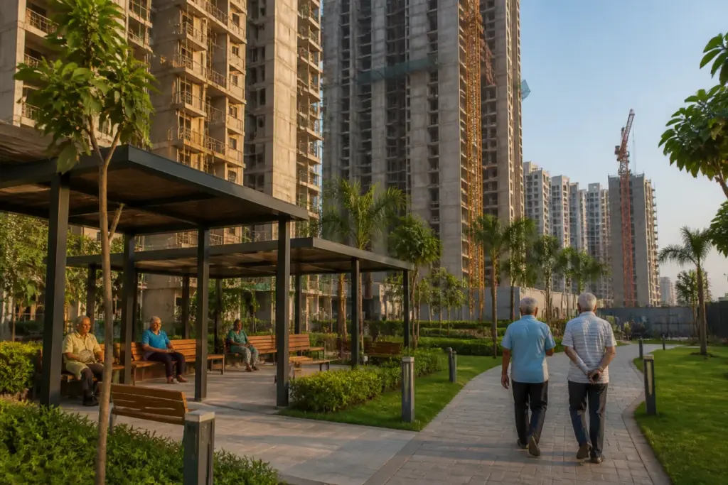 Senior living in Gurugram planned within Signature Global's Sarvam DXP residential project