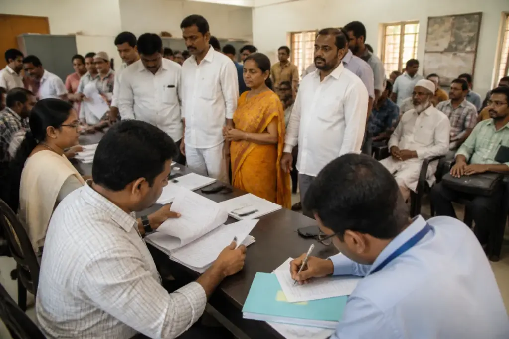 AP urban local body polls represented by an Andhra Pradesh municipal election process