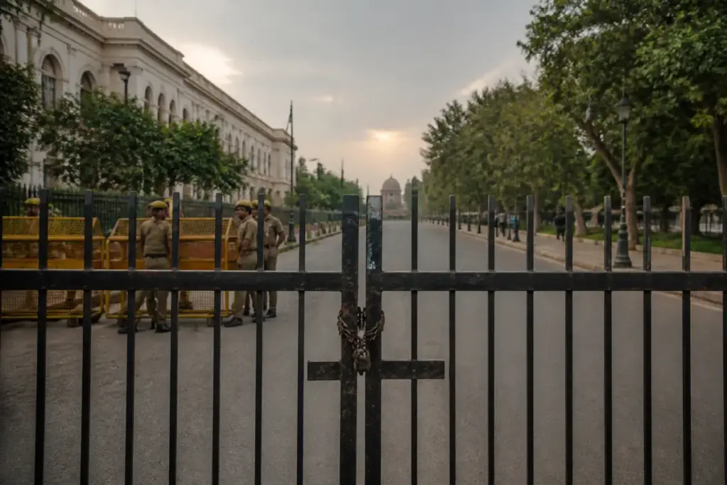 Delhi Police custody case linked to alleged entry into Jantar Mantar during a protest
