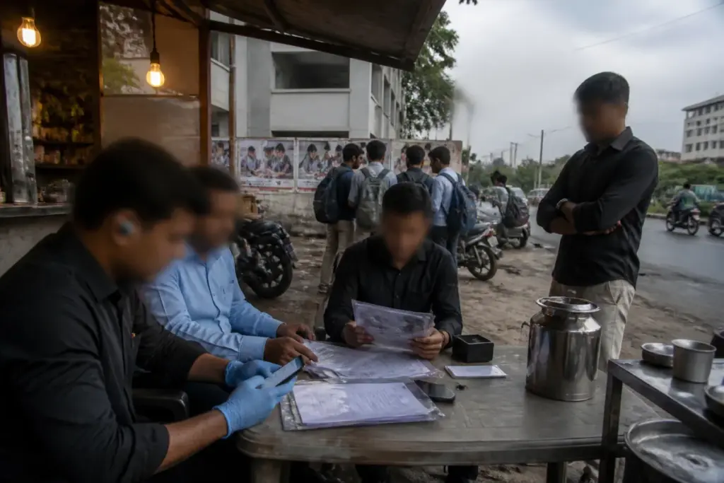 NEET paper leak investigation linked to a tea stall outside a Pune coaching centre