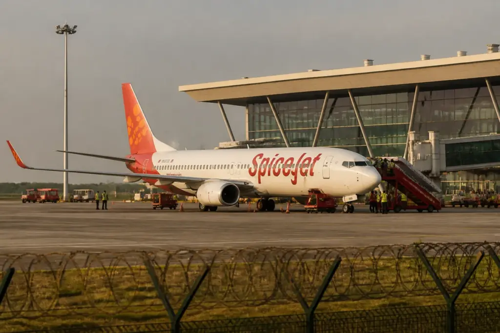 SpiceJet Pune Varanasi flight connectivity restored at an Indian airport