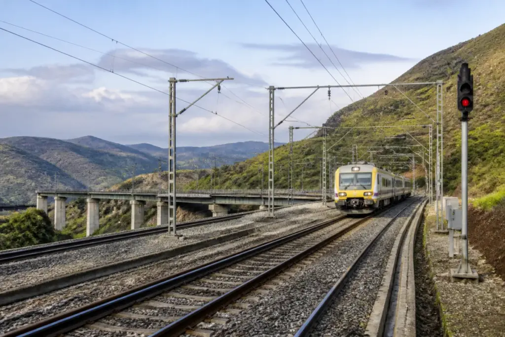 Khardi-Kasara third line railway track through hilly terrain near Mumbai