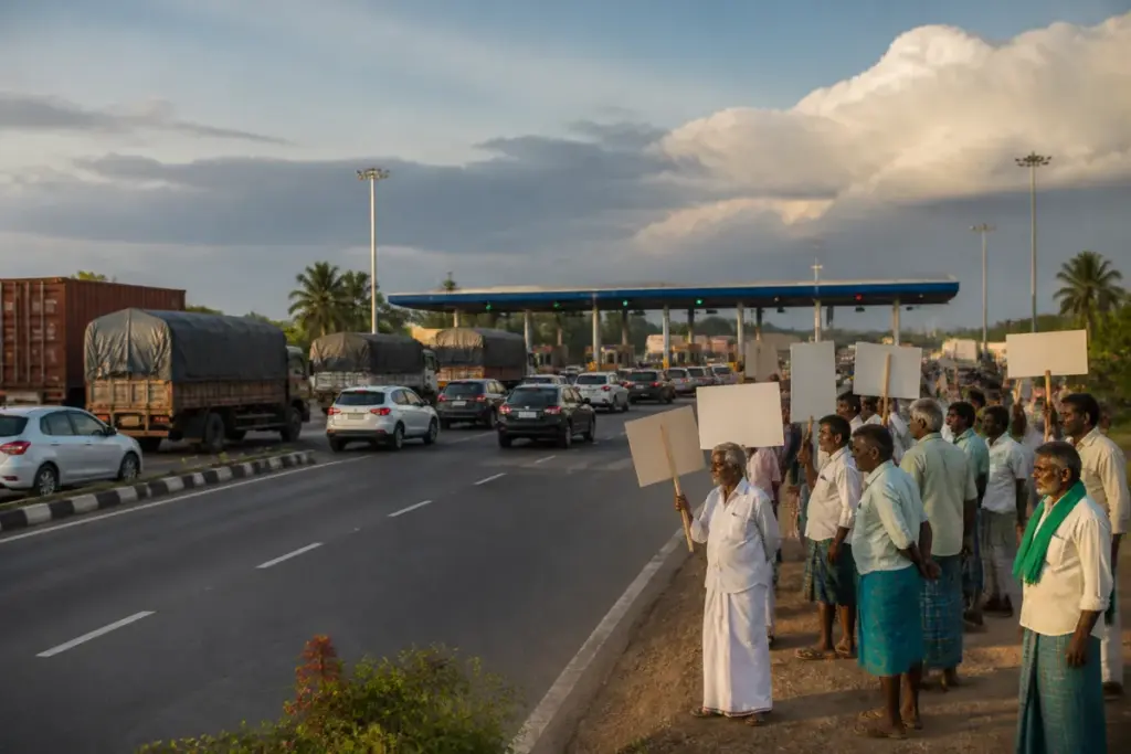 Bengaluru-Mysuru highway near Mandya, where KRRS has announced a proposed blockade