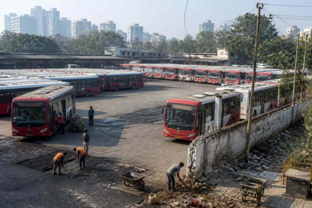 PMPML bus depots in Pune set for upgrades before a major fleet expansion