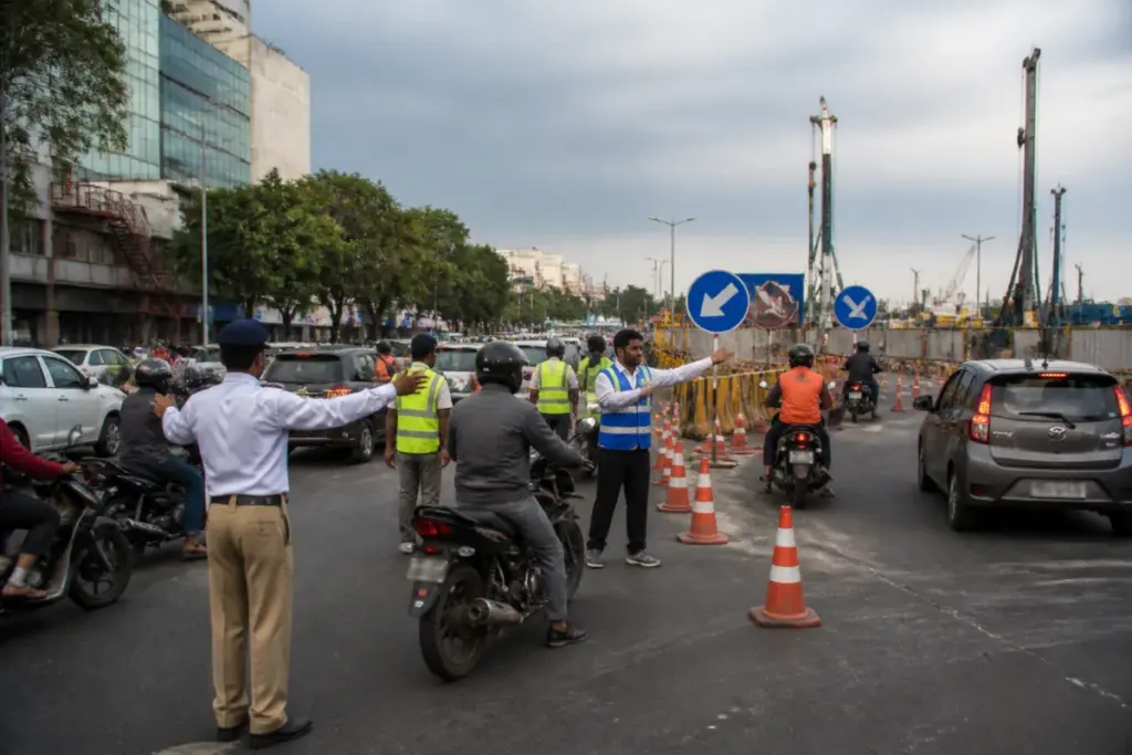 Pune metro traffic changes near Market Yard and Satara Road during underground construction