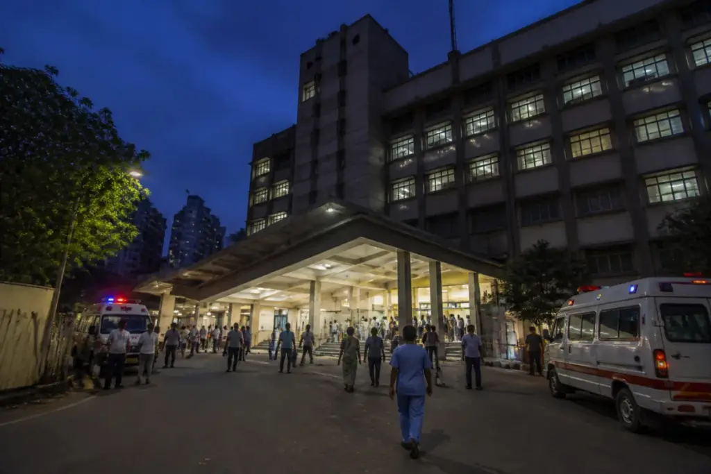KEM Hospital in Mumbai, where a bystander injured in the firing case is receiving treatment