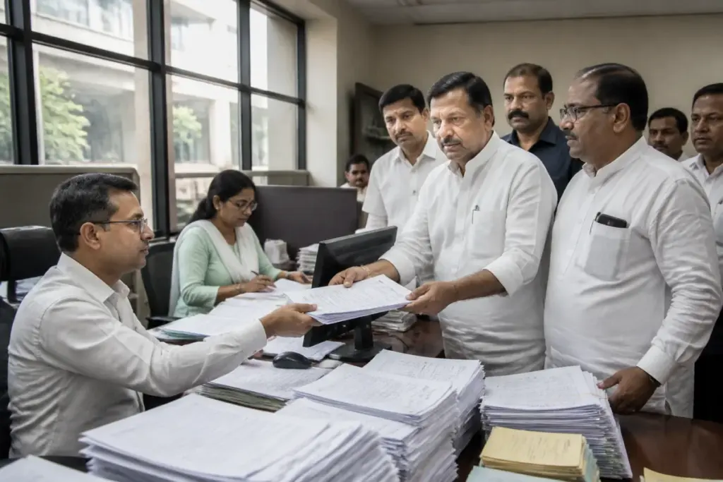 Maharashtra SIR electoral roll revision meeting involving Mumbai Congress leaders