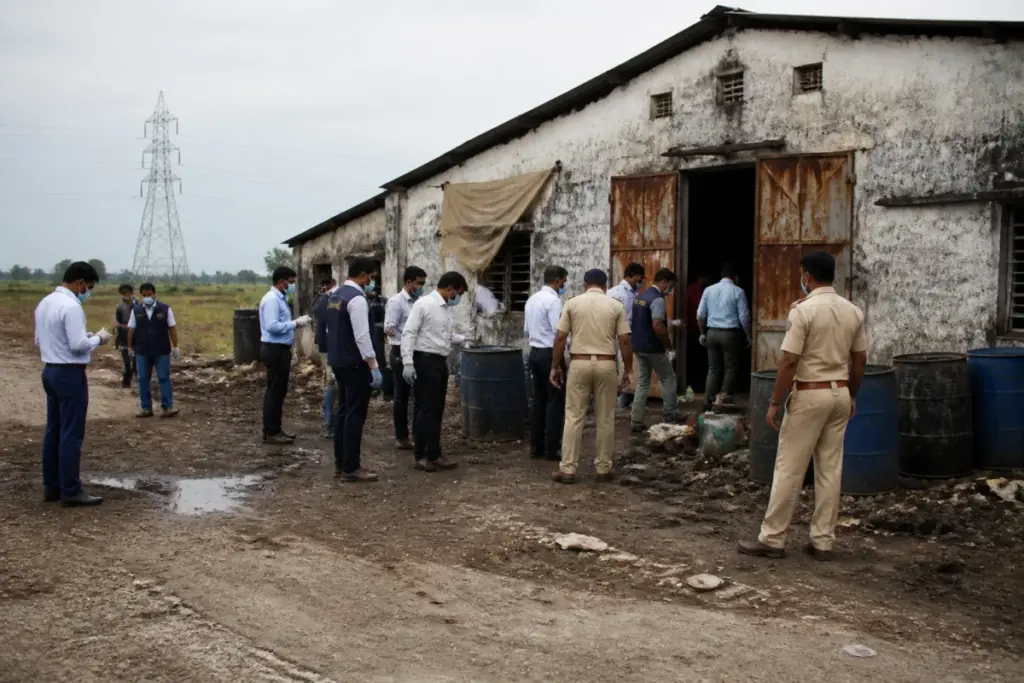 Maregaon drug unit investigation linked to an illegal facility in Maharashtra