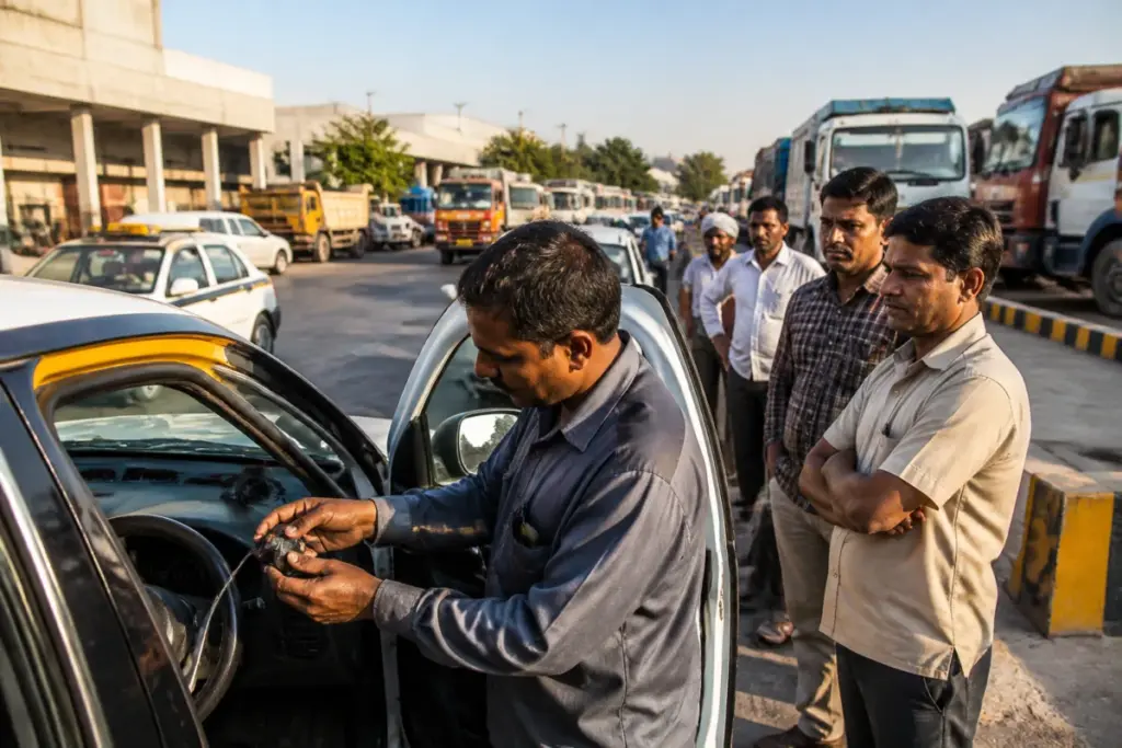Rajasthan VLTD allegations involving tracking devices fitted on commercial vehicles