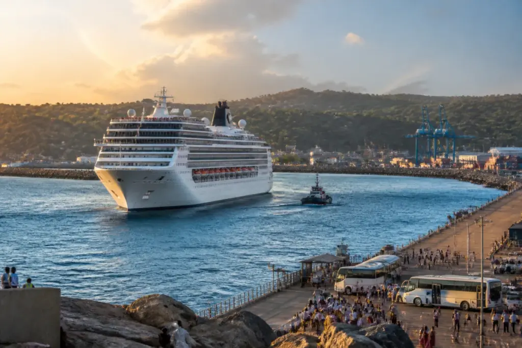 Vizhinjam cruise tourism hub and port facilities on Kerala’s coast
